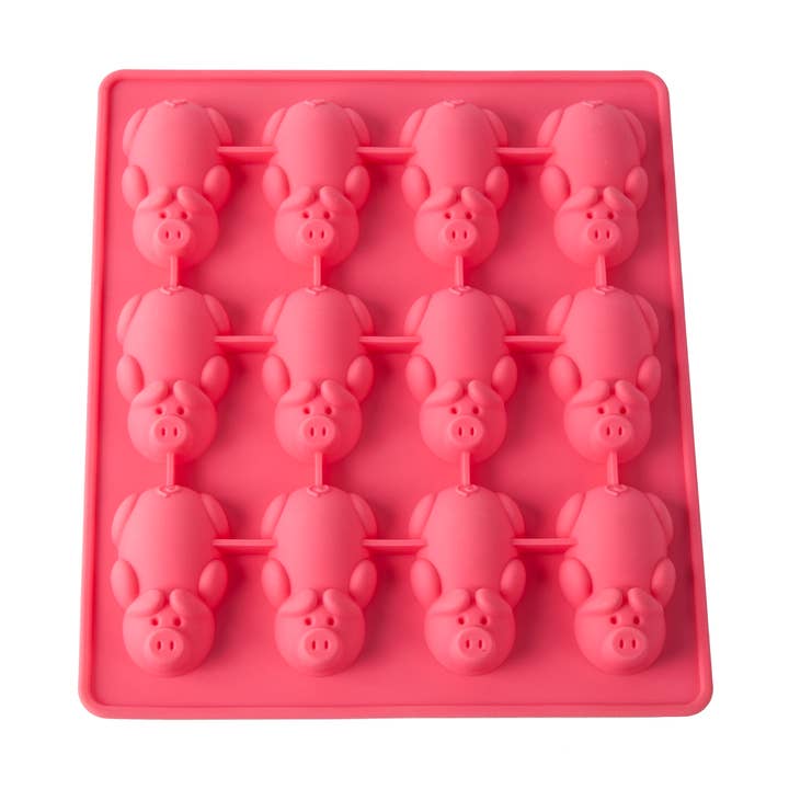 Mobi - Wholesale Chocolate/Candy Mold - 12 Little Pigs in Blankets, Silicone Mold0