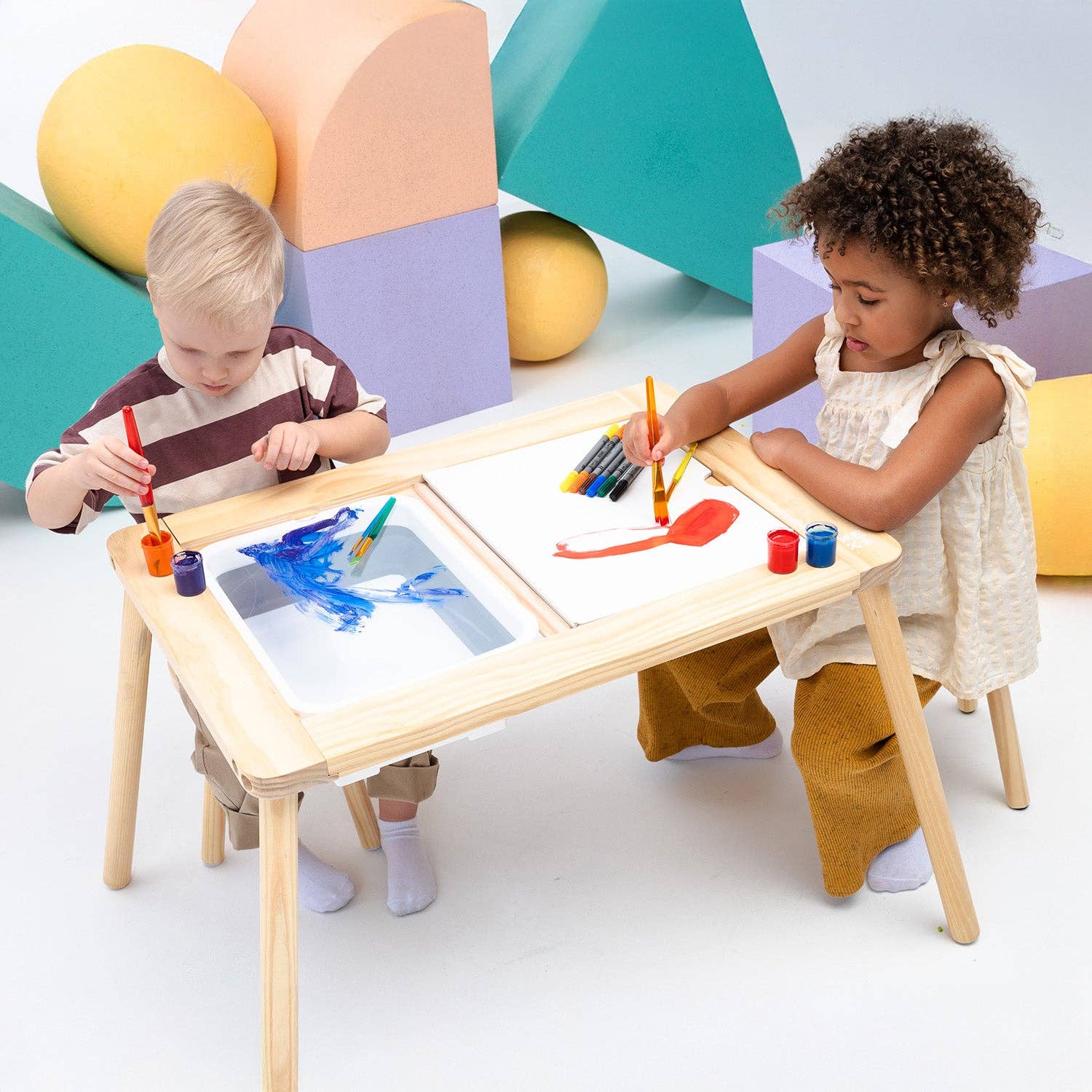 MEKA - Wholesale Wood Toy - Kids - Sensory Table 6 in 15