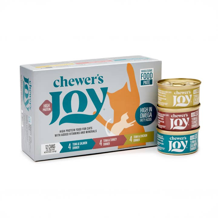 Dîner assortiment pour chats – 3 saveurs pour la vente par Chewer’s Joy