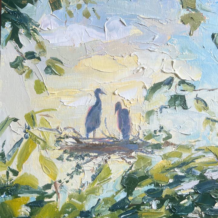 Heron Hotel for wholesale by Jess Peoples Art