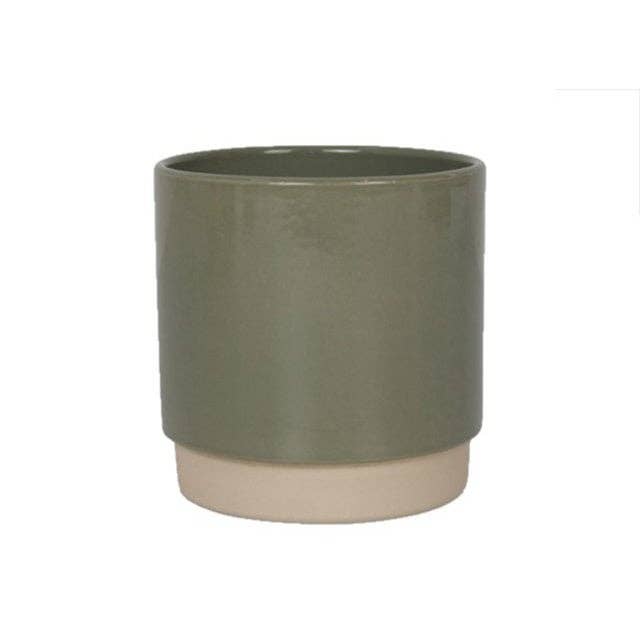 Ceramics Limburg - Wholesale Plant Pot - Eno pot duo dusty green L