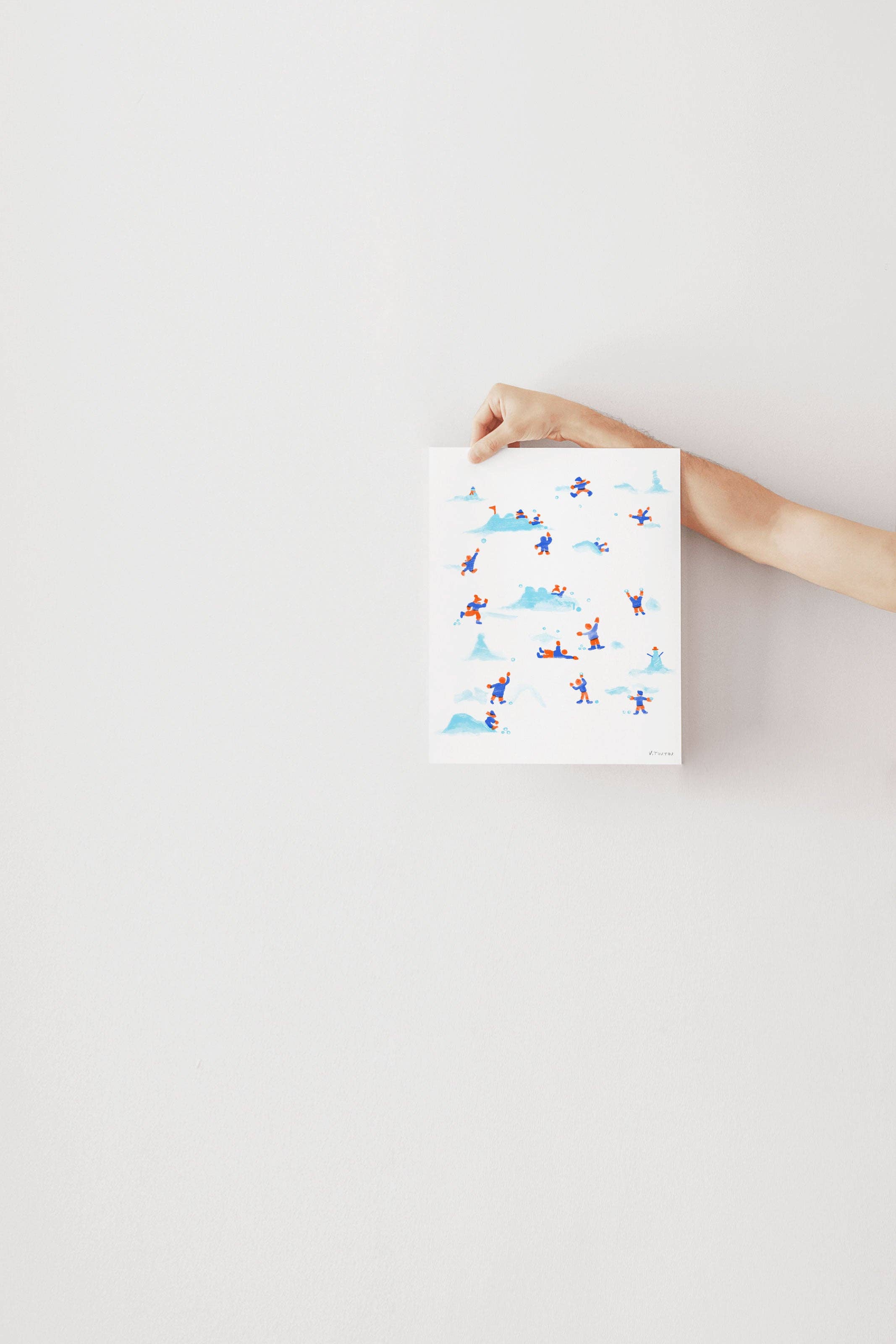 Studio Toute - Wholesale Poster - Affiche - Bataille de neige0