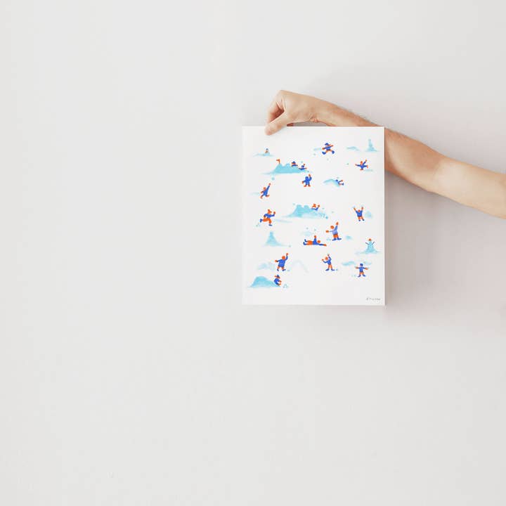 Studio Toute - Wholesale Poster - Affiche - Bataille de neige