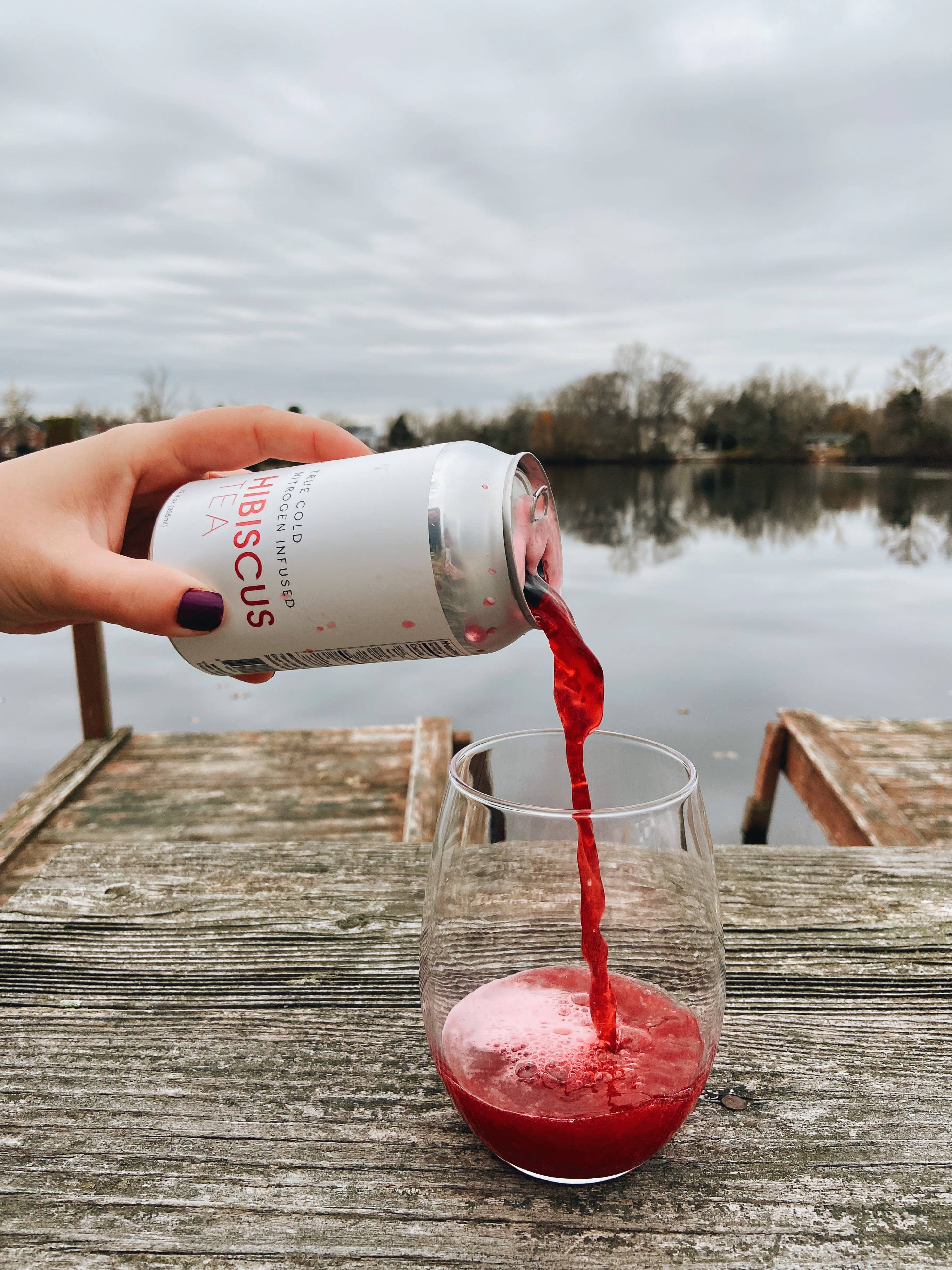 QUIVR - Wholesale Iced Tea - Nitro Hibiscus Iced Tea 12oz Cold Brew Drink | Keto | Paleo6