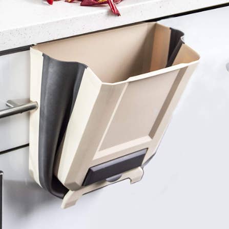 Hængende skraldespand til køkkenskabsdør brun for engroshandel hos Arthys