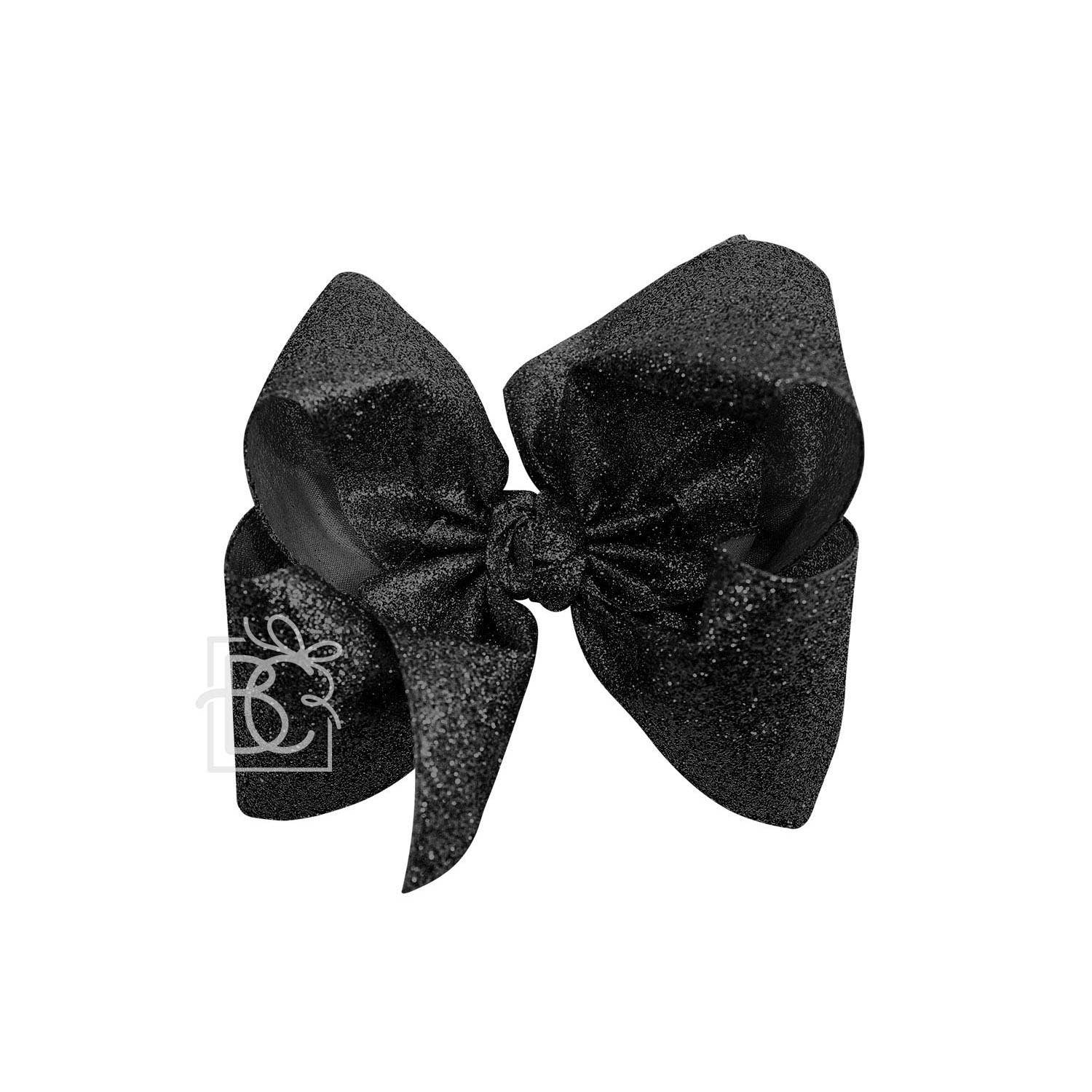 Beyond Creations, LLC - Wholesale Hair Bow - Kids - GLITTER METALLIC BOW ON CLIP22