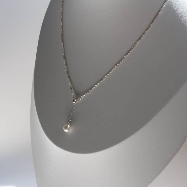 iBijoux - Wholesale Halskettinghanger - Zoetwaterparel Hanger Ketting Sterling Zilver (1N05c)2