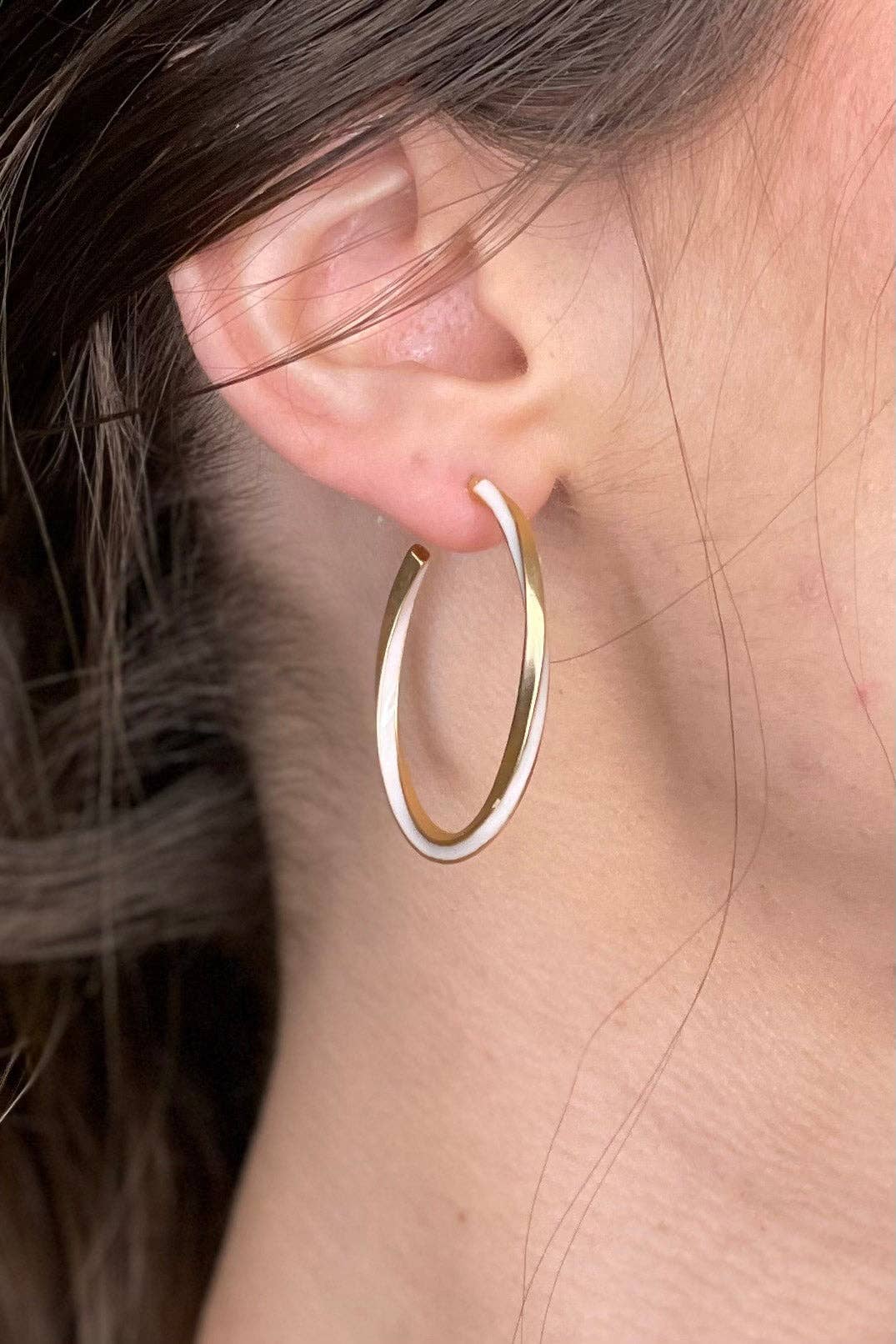 My Girl in LA - Wholesale Hoop Earrings - Raya Earrings0