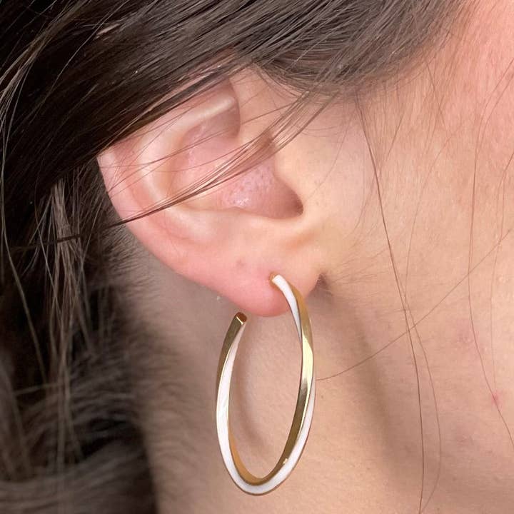 My Girl in LA - Wholesale Hoop Earrings - Raya Earrings0