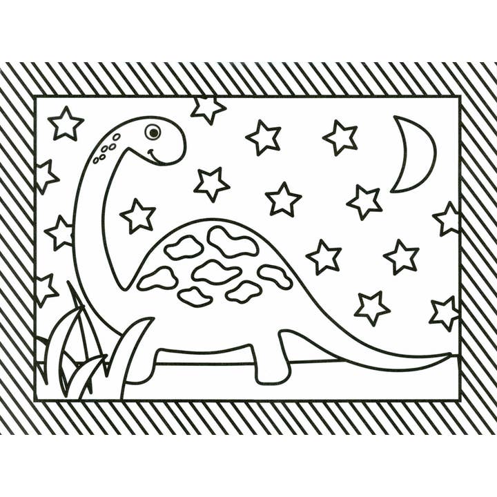 EDC Publishing - Wholesale Coloring Book - Kids & Baby - Stained Glass Coloring: Dinosaurs