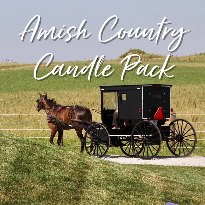 Pack de bougies en pots de 8 oz. Amish Country pour la vente par By Candle Light