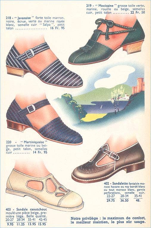 Found Image Press - Wholesale Sticker - Sticker SH-33 Catalog for French Shoes0