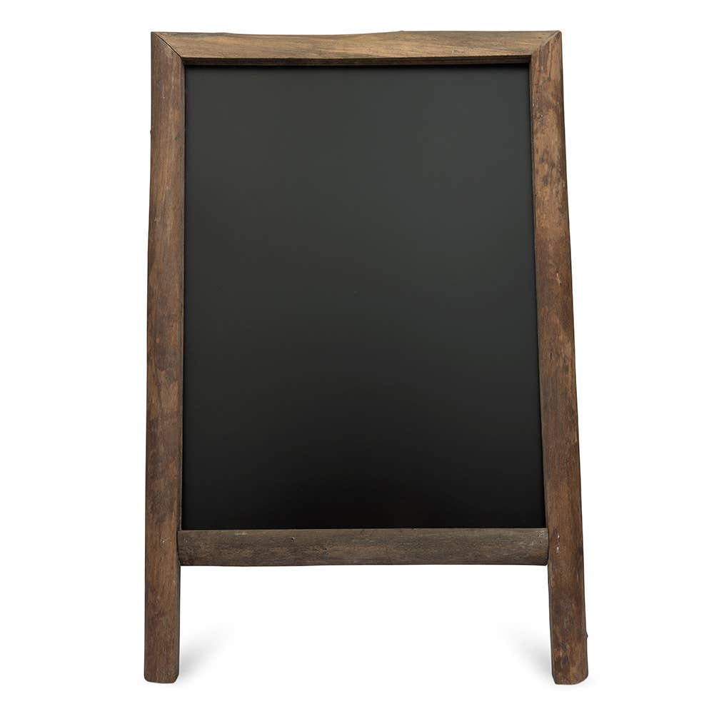 Weddingstar Inc. - Wholesale Chalkboard - Framed Rectangular Chalkboard Easel Sign - Natural Wood1