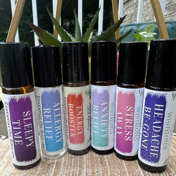 Essential Oil Roll-On Set for wholesale by White Lotus