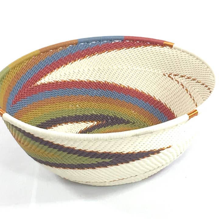 Bridge for Africa - Wholesale Decorative Plate/Dish/Bowl - TW Collection - White Desert6