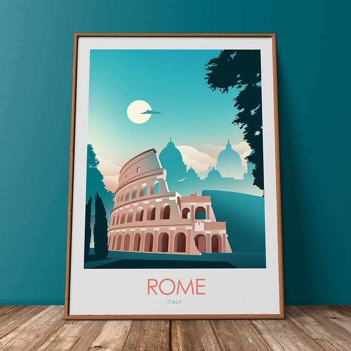 Estampado minimalista de Roma para venta al por mayor de Studio Inception