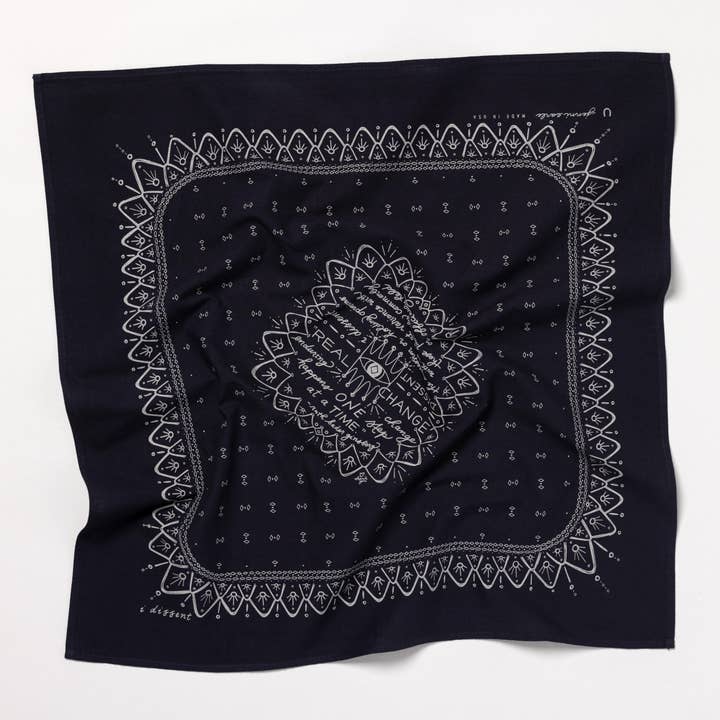 Jenni Earle - Vente Bandana – femme - Bandana Héritage « Je Dissent » – Fabriqué de manière éthique aux États-Unis