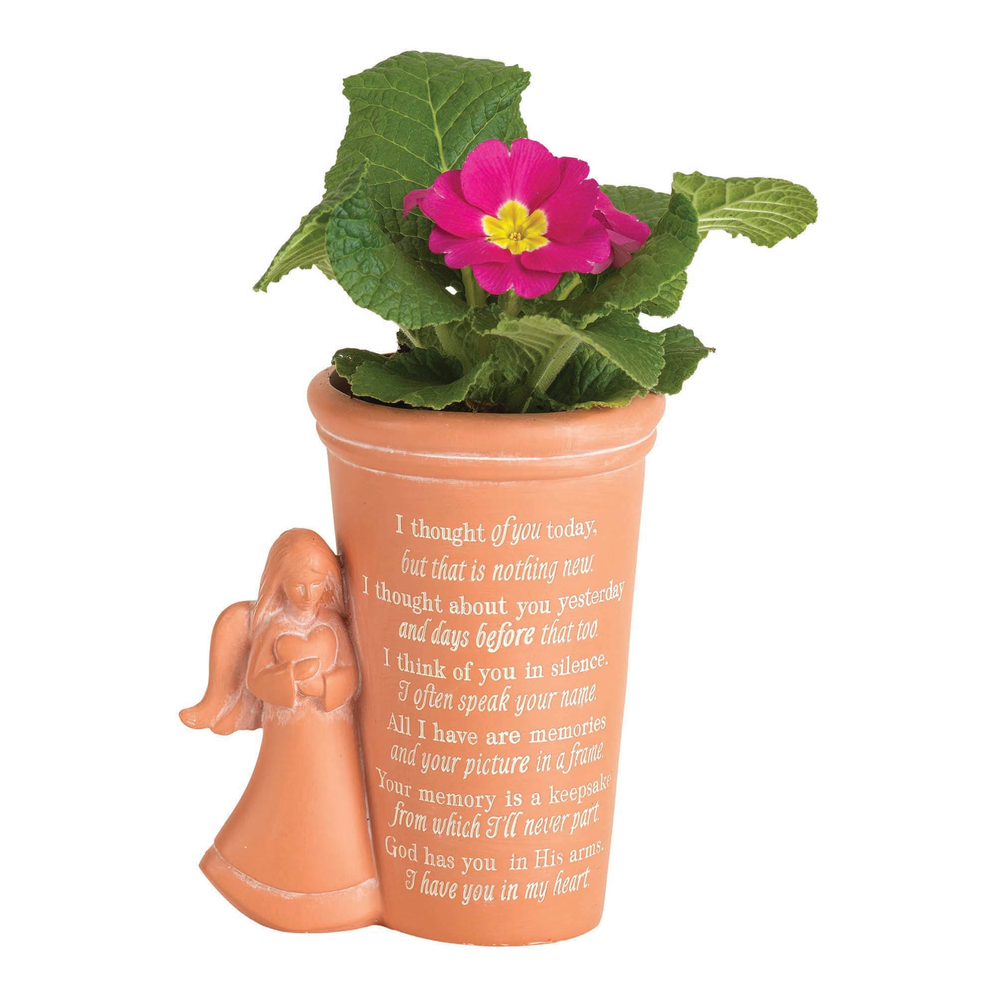 Dicksons - Wholesale Plant Pot - Angel 'I Thought of You Today' Bereavement Plant Pot1
