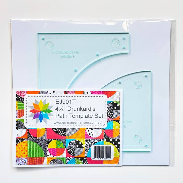 • Wholesale - Drunkard's Path Template Set 4.25" for wholesale by emma jean jansen