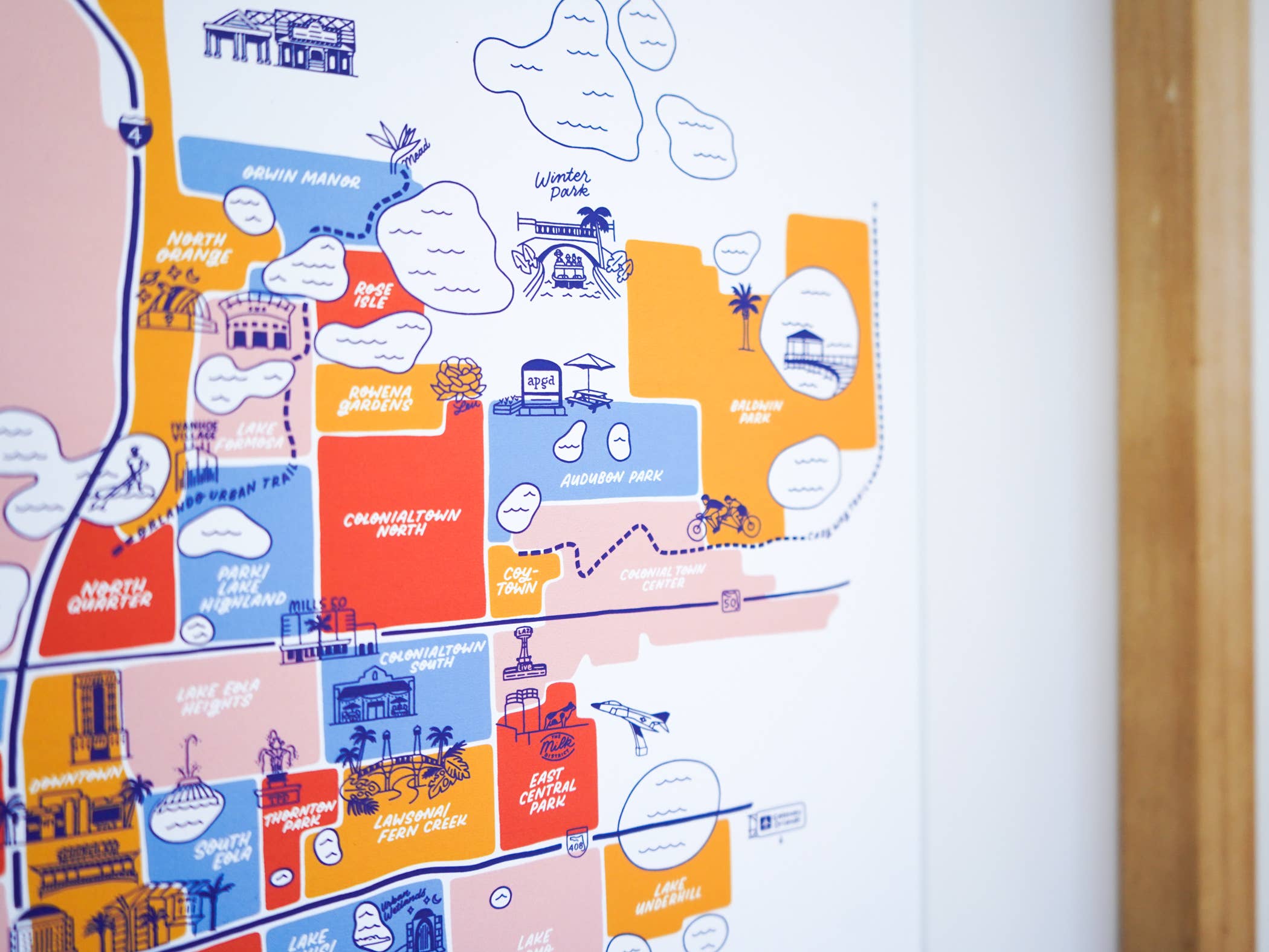 Little Known Goods - Wholesale Map - Orlando Florida Downtown Map6