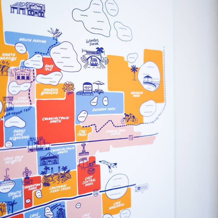 Little Known Goods - Wholesale Map - Orlando Florida Downtown Map6