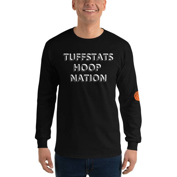 TuffStats Hoop Nation Long Sleeve Shirt for wholesale by Tuffstats