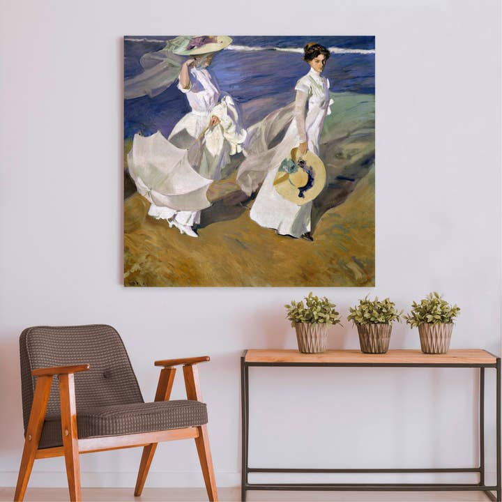 Selected Artworks Italia - Wholesale Canvas Art - Sorolla and Bastida, Strolling along the Seashore2