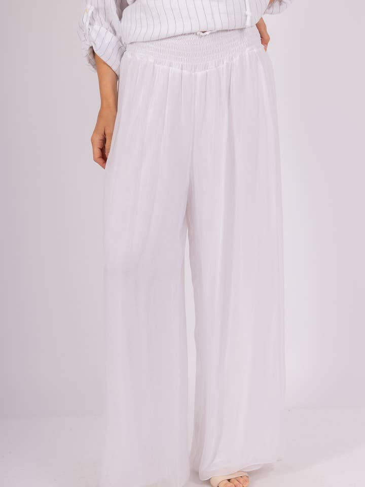 Pantaloni In Seta 20573 per la vendita all'ingrosso da parte di Shyloh