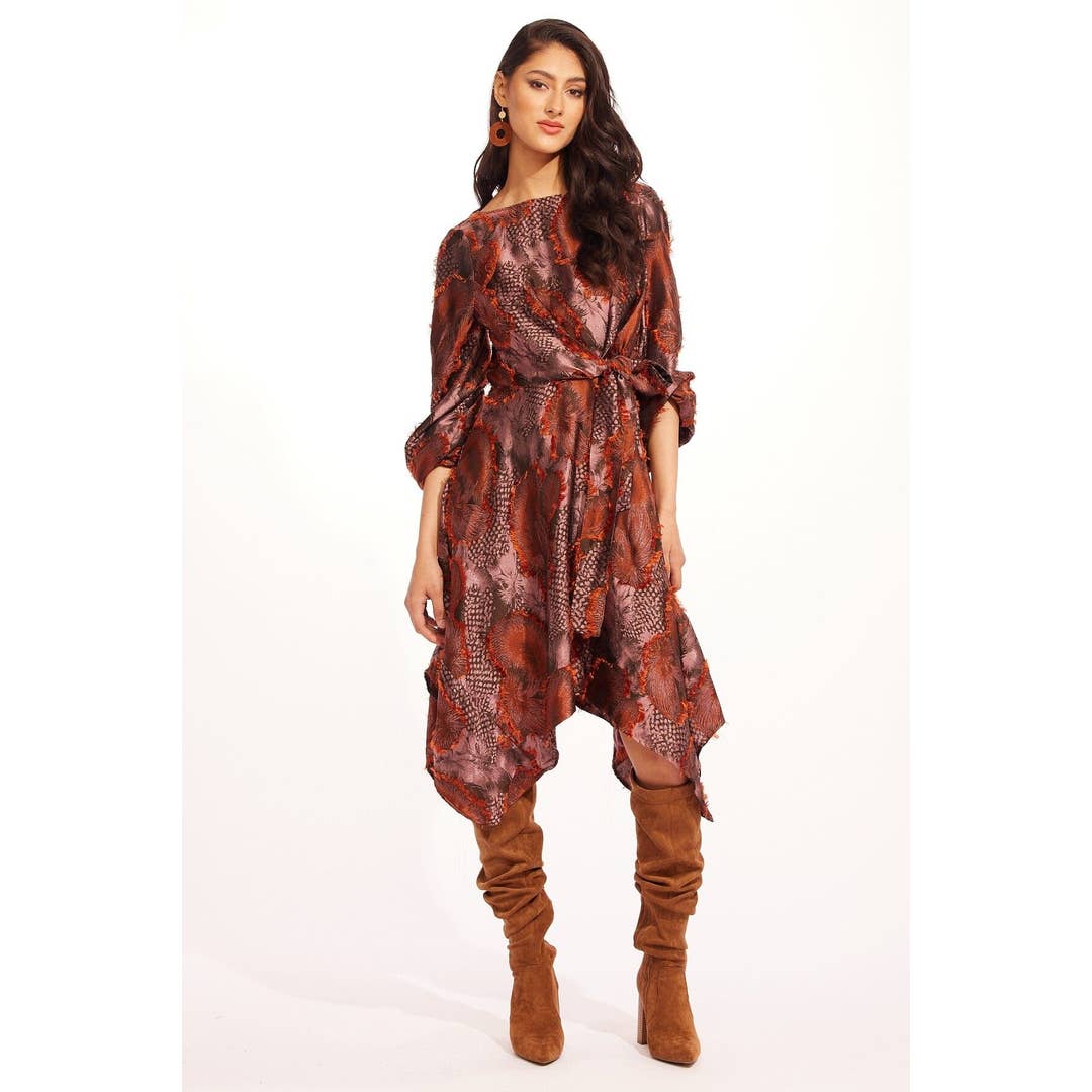 Sandy Dress - Copper Plume for wholesale on Faire