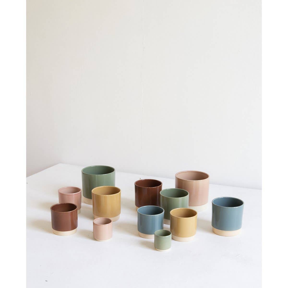 Ceramics Limburg - Wholesale Plant Pot - Eno pot duo sh dusty pink M2