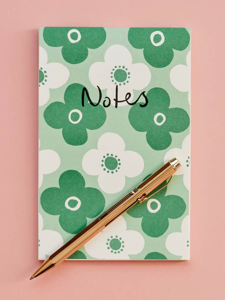 Anteckningsblock Blomma Grön för wholesale av Heather Evelyn