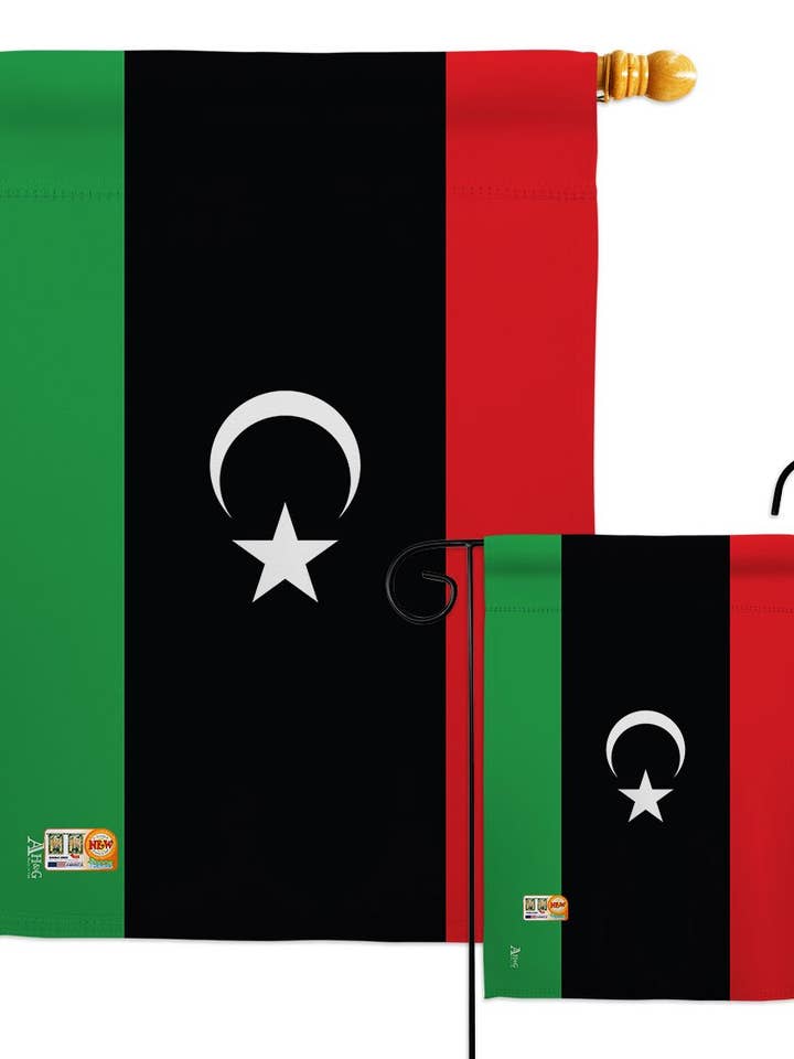 Flagge der regionalen Staatsangehörigkeit Libyens für den Großhandel von Two Group Flag Co