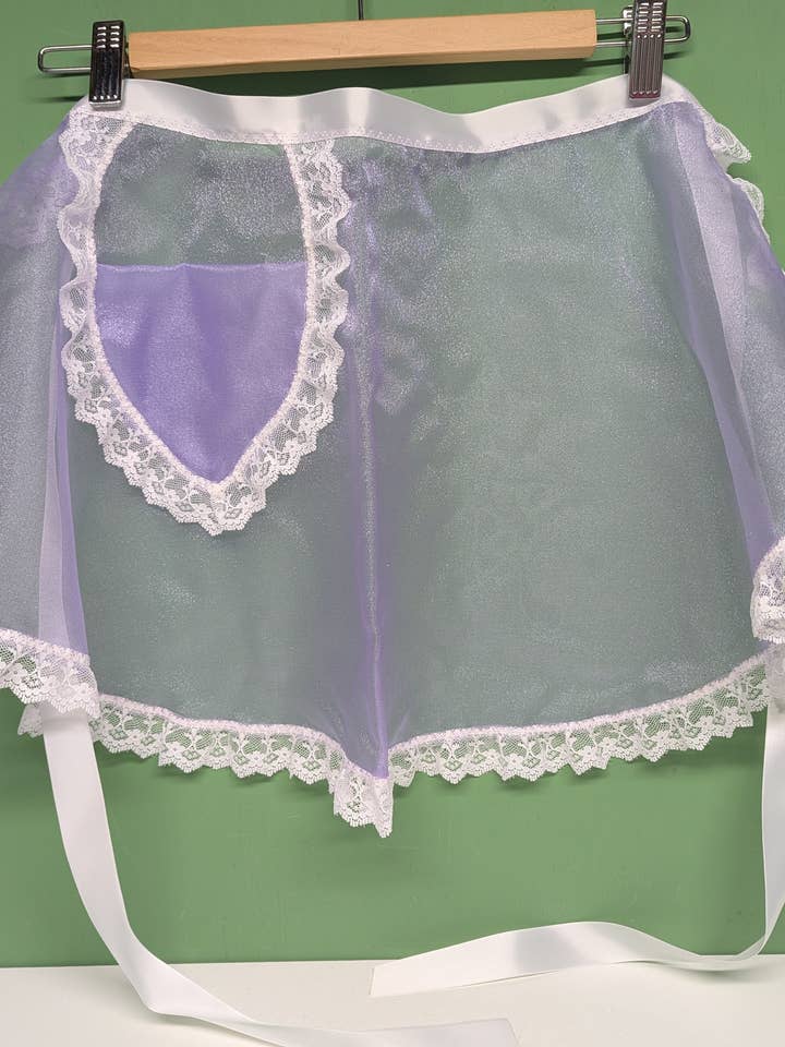 Lavender half apron for wholesale by vintagegoodies