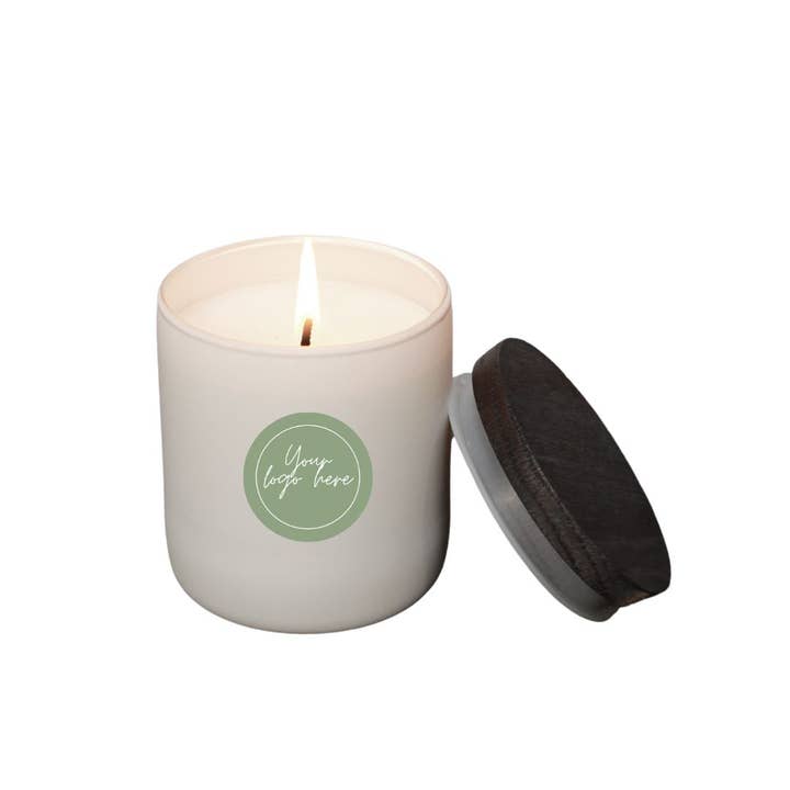 The Rustic House - Wholesale Jar/filled candle - Private Label Soy Candle with Black Lid | White Label-Custom