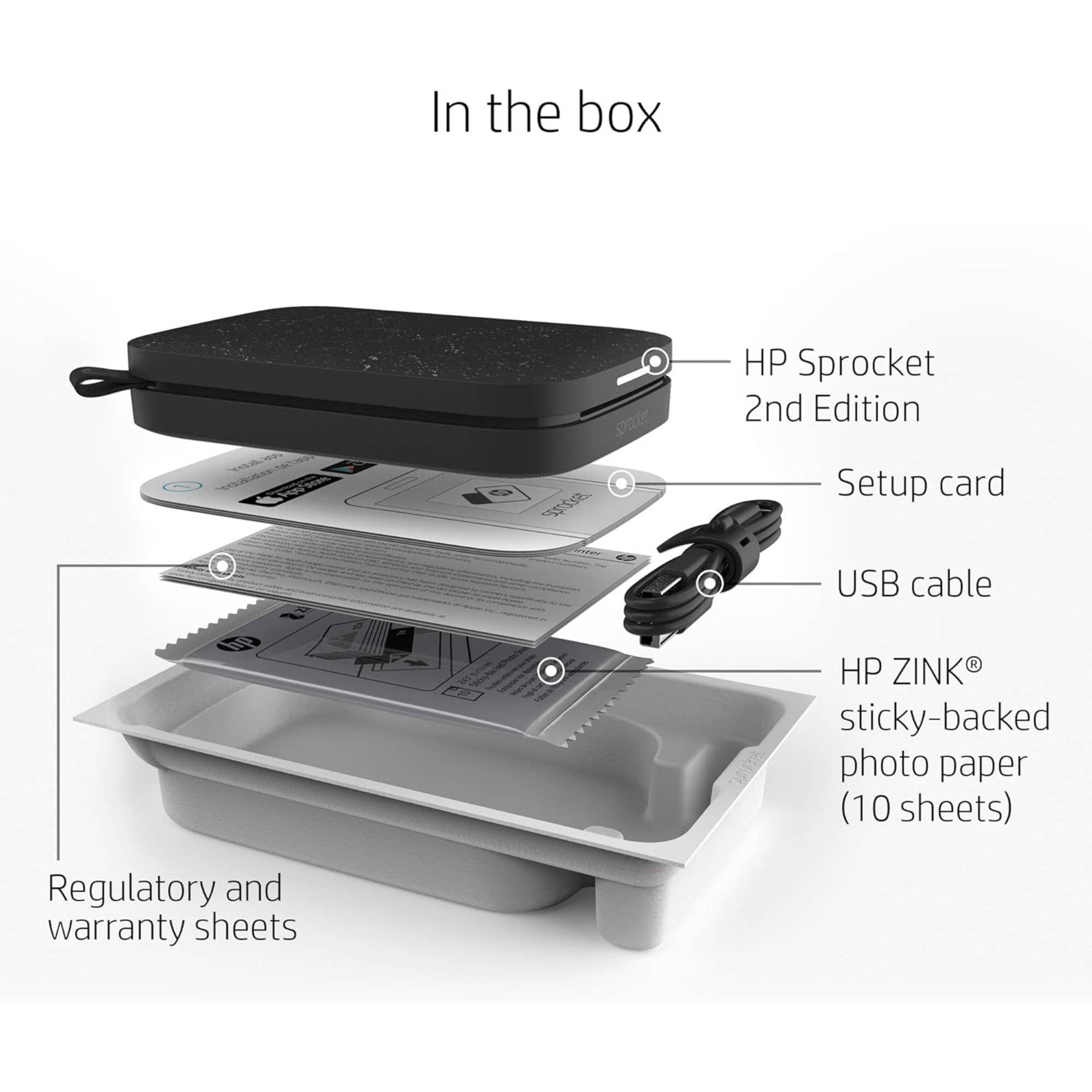 HP - Wholesale Portable Charger - Sprocket Portable 2" x 3" Instant Photo Printer2