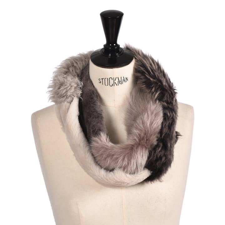 Owen Barry Ltd - Wholesale Scarf - Women's - Sheepskin & Toscana Infinity Scarf | Double Loop Scarf