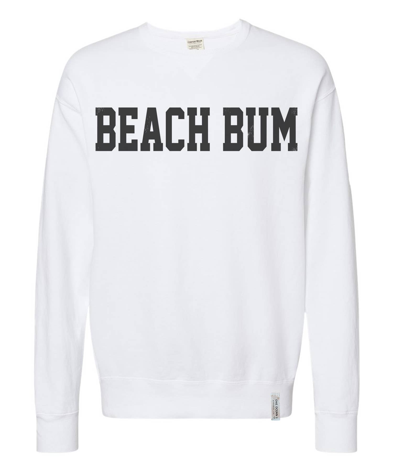 One Ocean Apparel Co.. - Wholesale Graphic Sweatshirt - Unisex - BEACH BUM Crewneck - CUSTOM COLORS14
