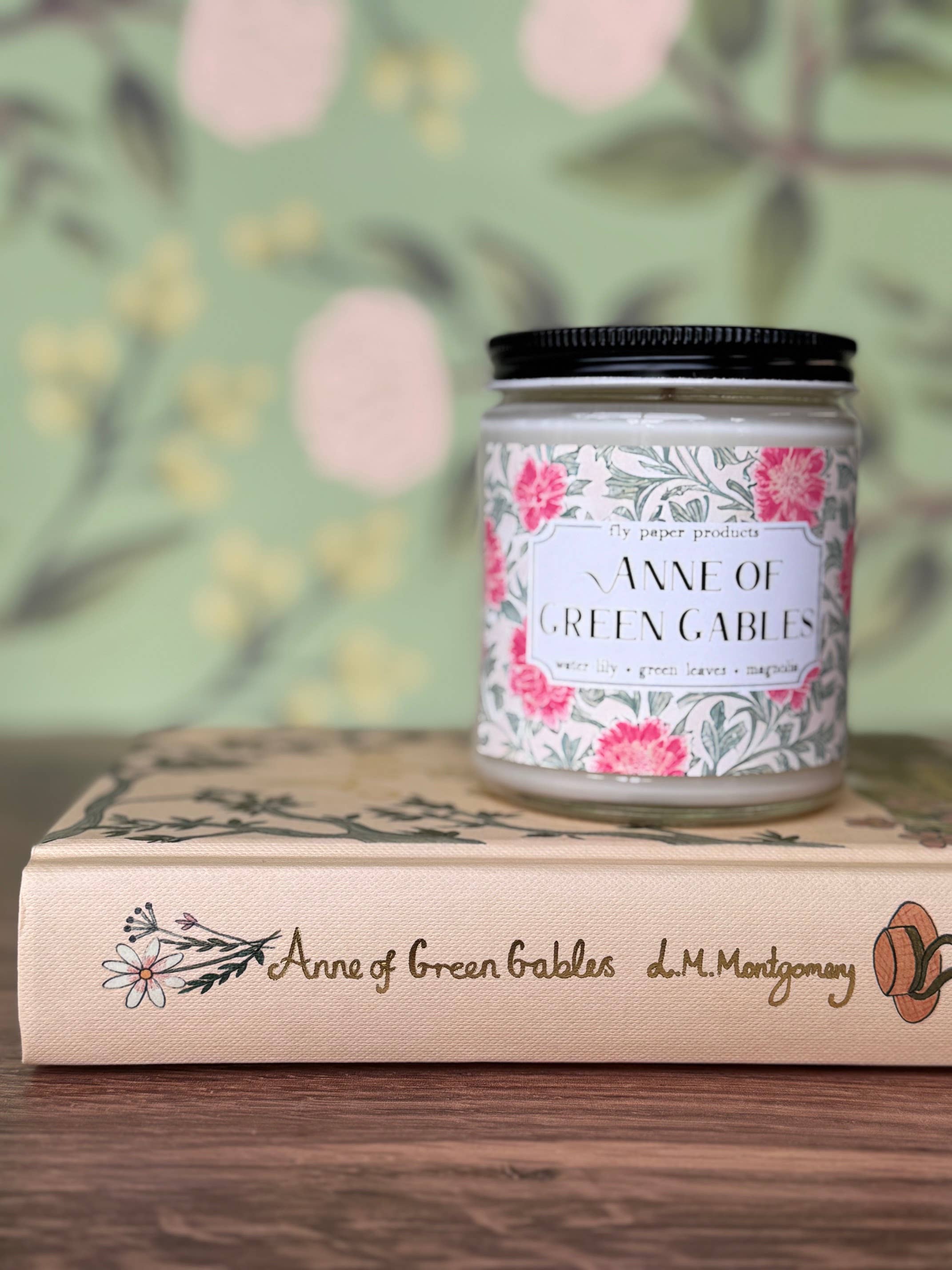 Fly Paper Products - Wholesale Jar/Filled Candle - Anne of Green Gables Classic William Morris Collection 9oz1