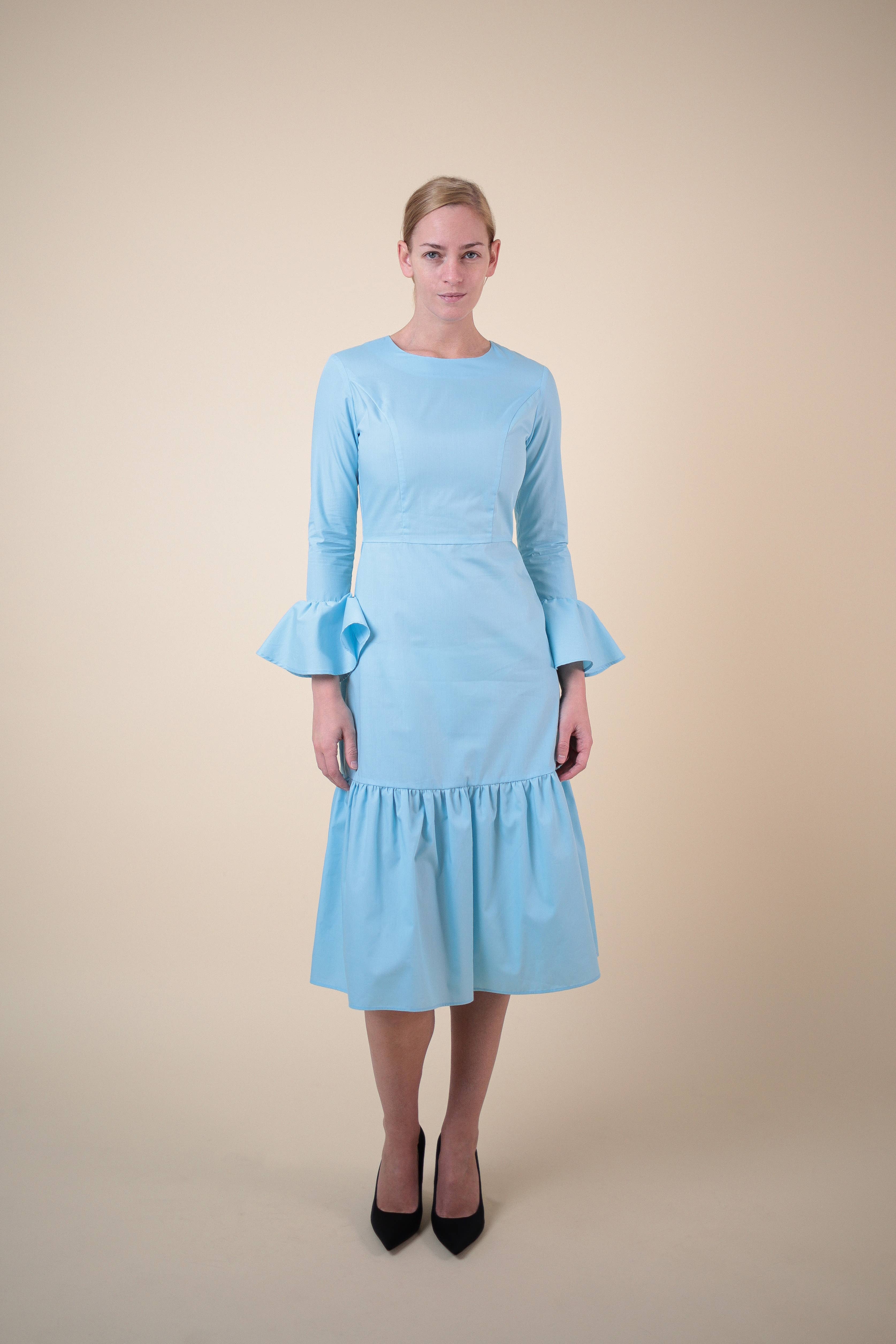 EHE Apparel - Wholesale Dress - Women's - Audrey cotton mix dress9