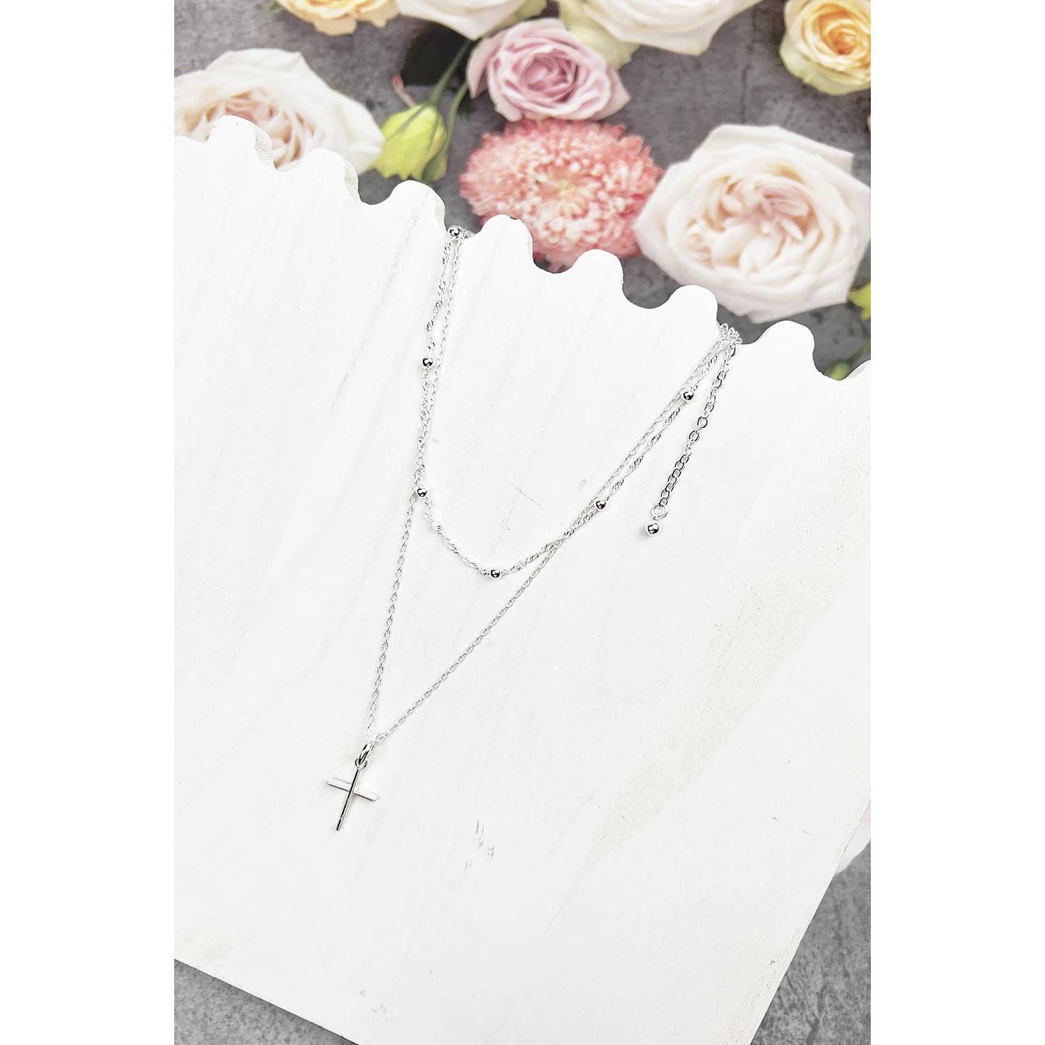 JHP Collection - Wholesale Pendant/Charm Necklace - MSNK122164 - Trendy Cross Pendant Necklace3