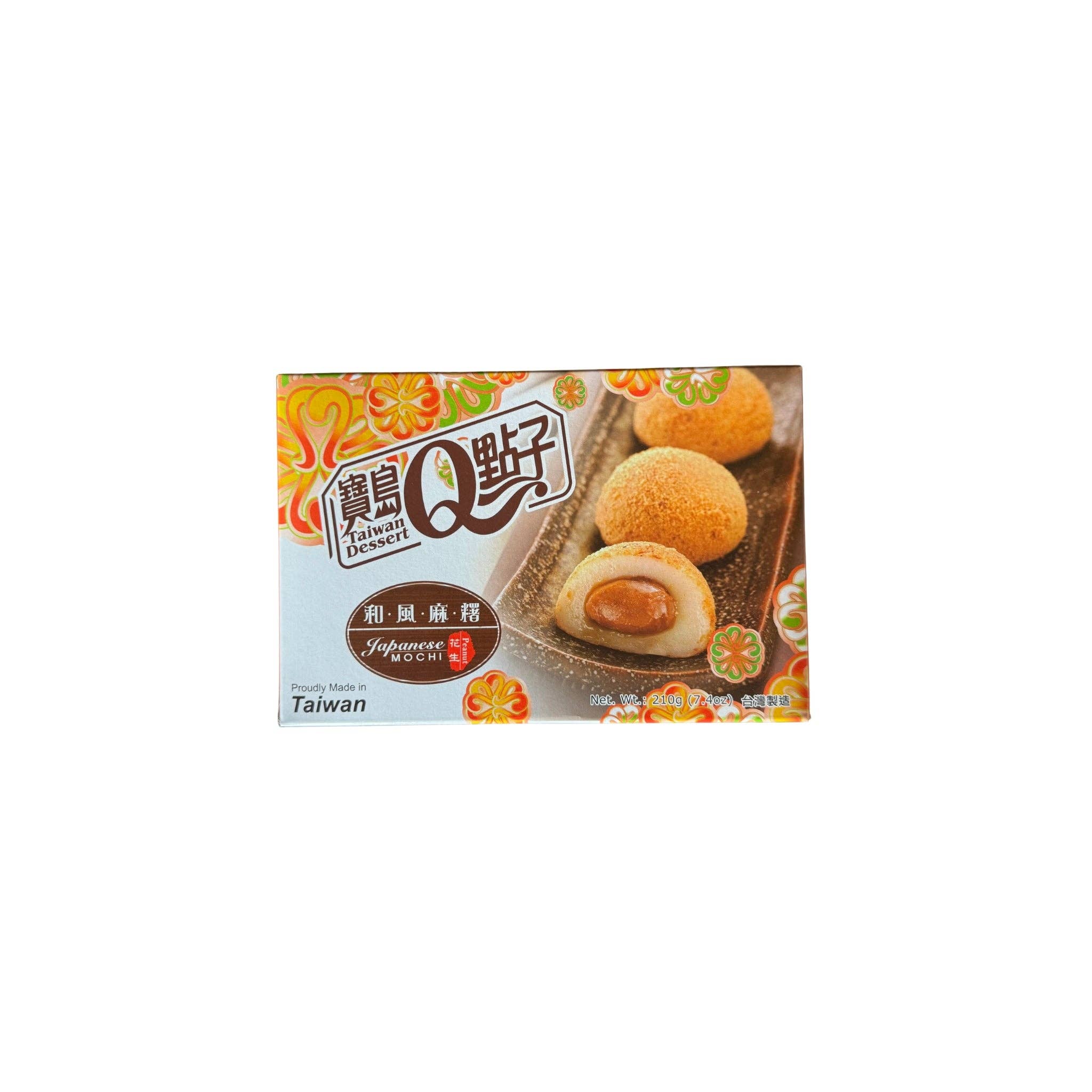 utoppa GmbH - Wholesale Cookie - Q He Fong Rice Cake Peanut Mochi 210g