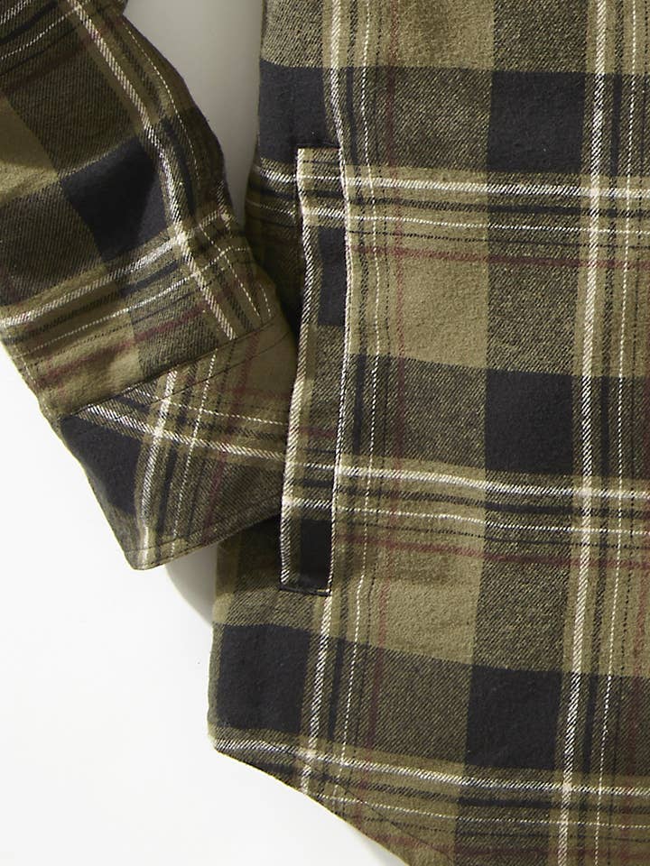 Venado - Wholesale Shirt Jacket/Shacket - Men's - Quilt Lined Brushed Flannel Shirt Jacket17