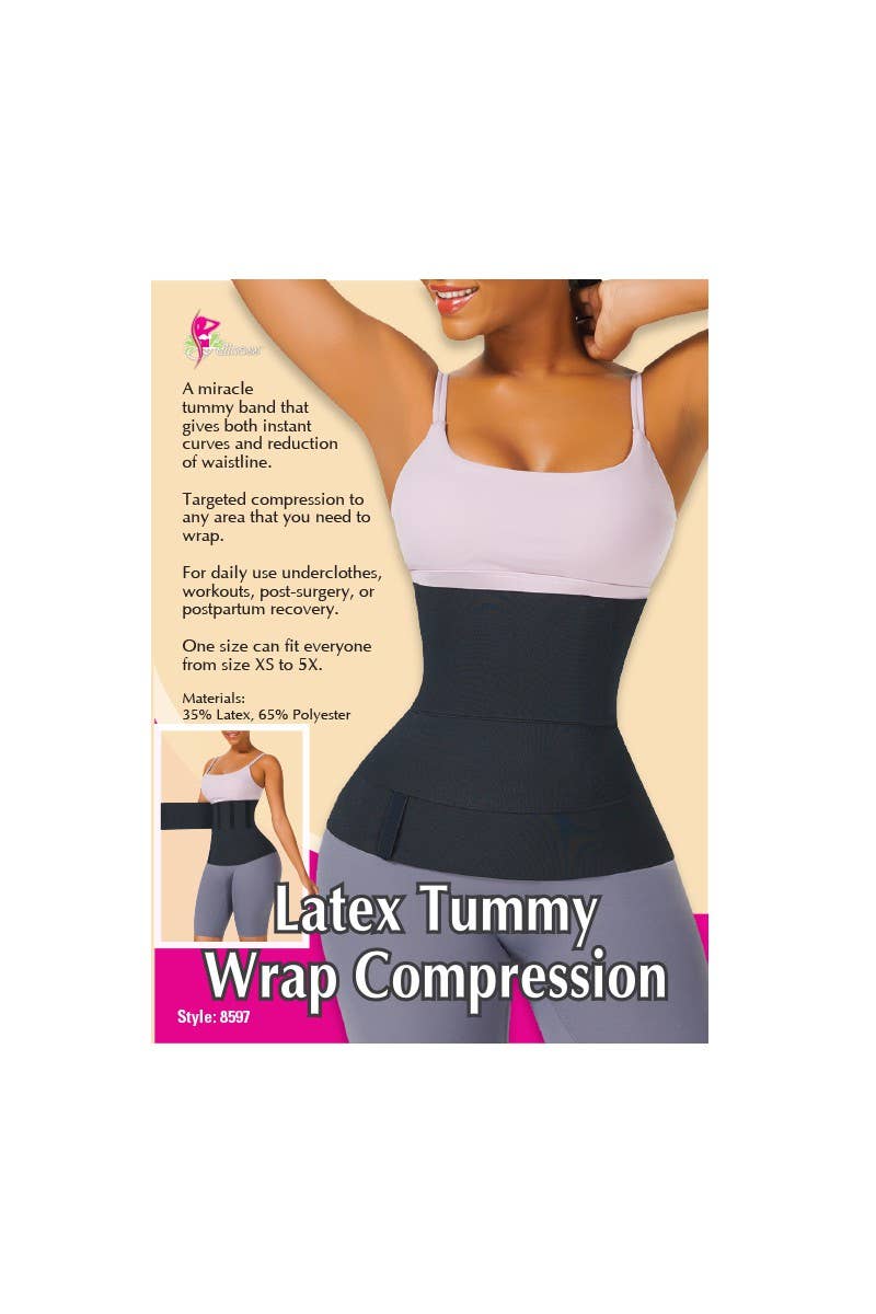 PINEAPPLE Beauty - Wholesale Shapewear - Women's - Fullness 8597 Latex Tummy Wrap Compression - 3