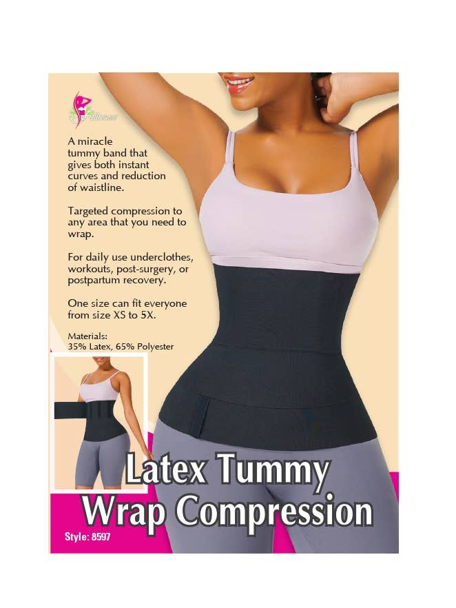 Fullness 8597 Latex Tummy Wrap Compression - 3 and other Purchase Wholesale waist trainer. Free Returns & Net 60 Terms on Faire trending on Faire.