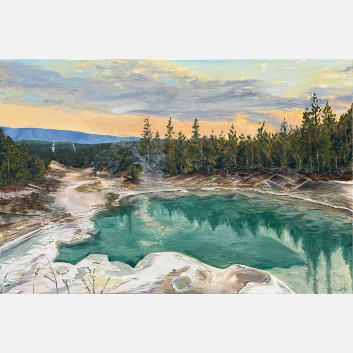 "Emerald Spring" – Archival Giclee Print for wholesale by Diana Wright Art