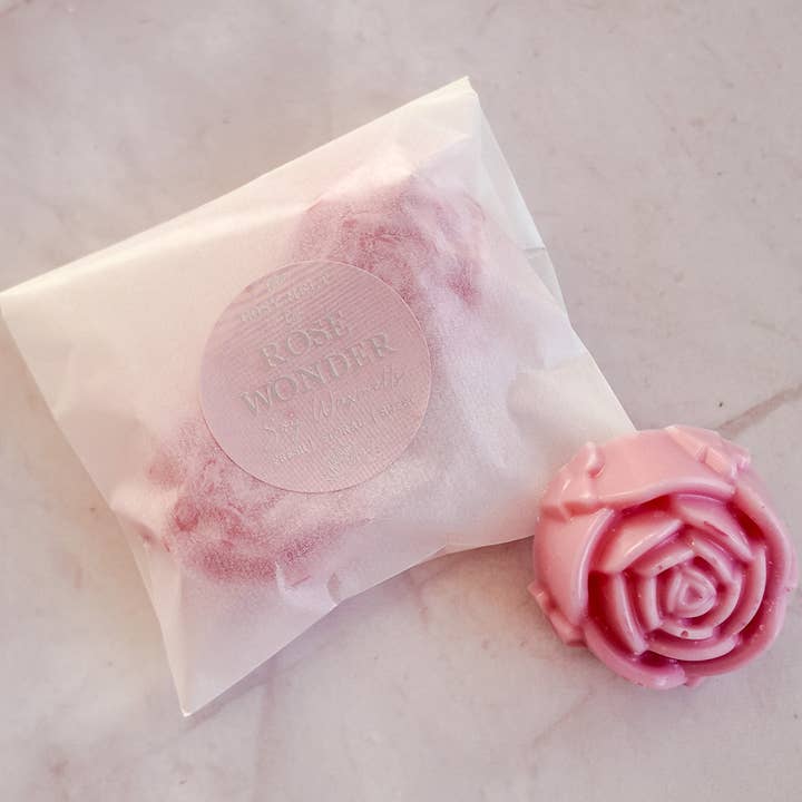 Rose Wonder Soy Wax Melts for wholesale by The Cosy Melt Co.