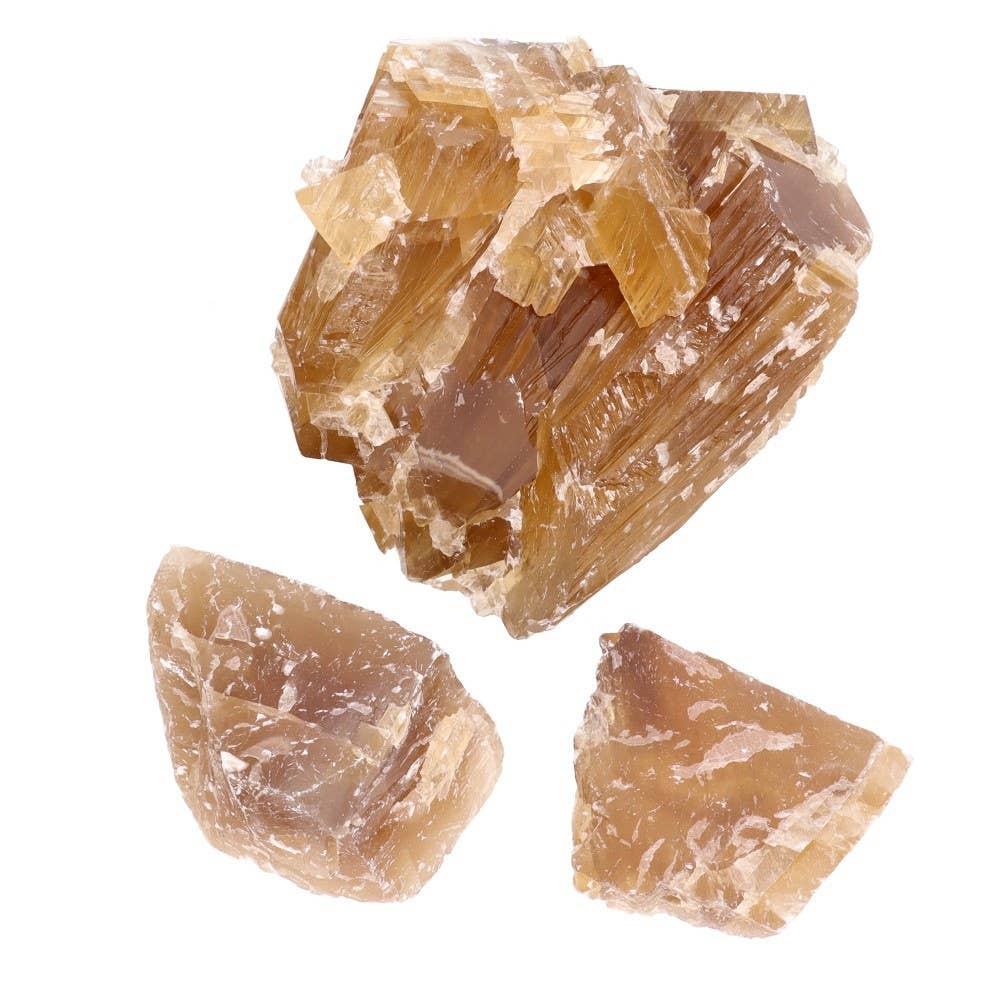 Vives de la Cortada S.L - Venta al por mayor Piedras/cristales espirituales - Calcita Dorada en Bruto Color Miel3