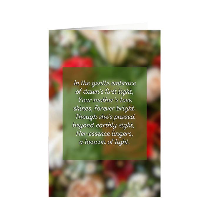Rest in Peace Sympathy Greeting Card for wholesale by You Go Girl
