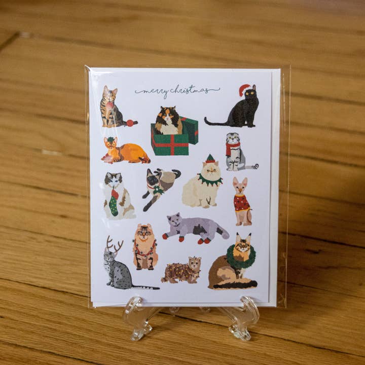 Julen Cats for engroshandel hos abigail hausman design & illustration