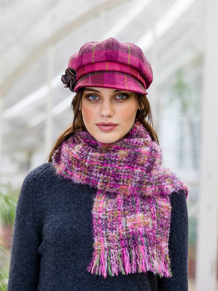 Cappellino da donna 100% lana Newsboy 223 per la vendita all'ingrosso da parte di Mucros Weavers